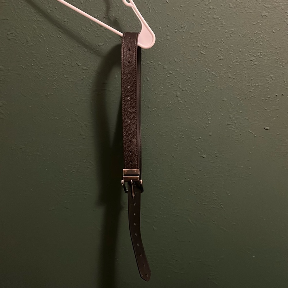 men’s brown leather belt